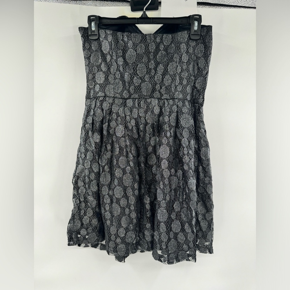 Jack BB Dakota lace overlay strapless sweetheart neckline size 8 euro 38